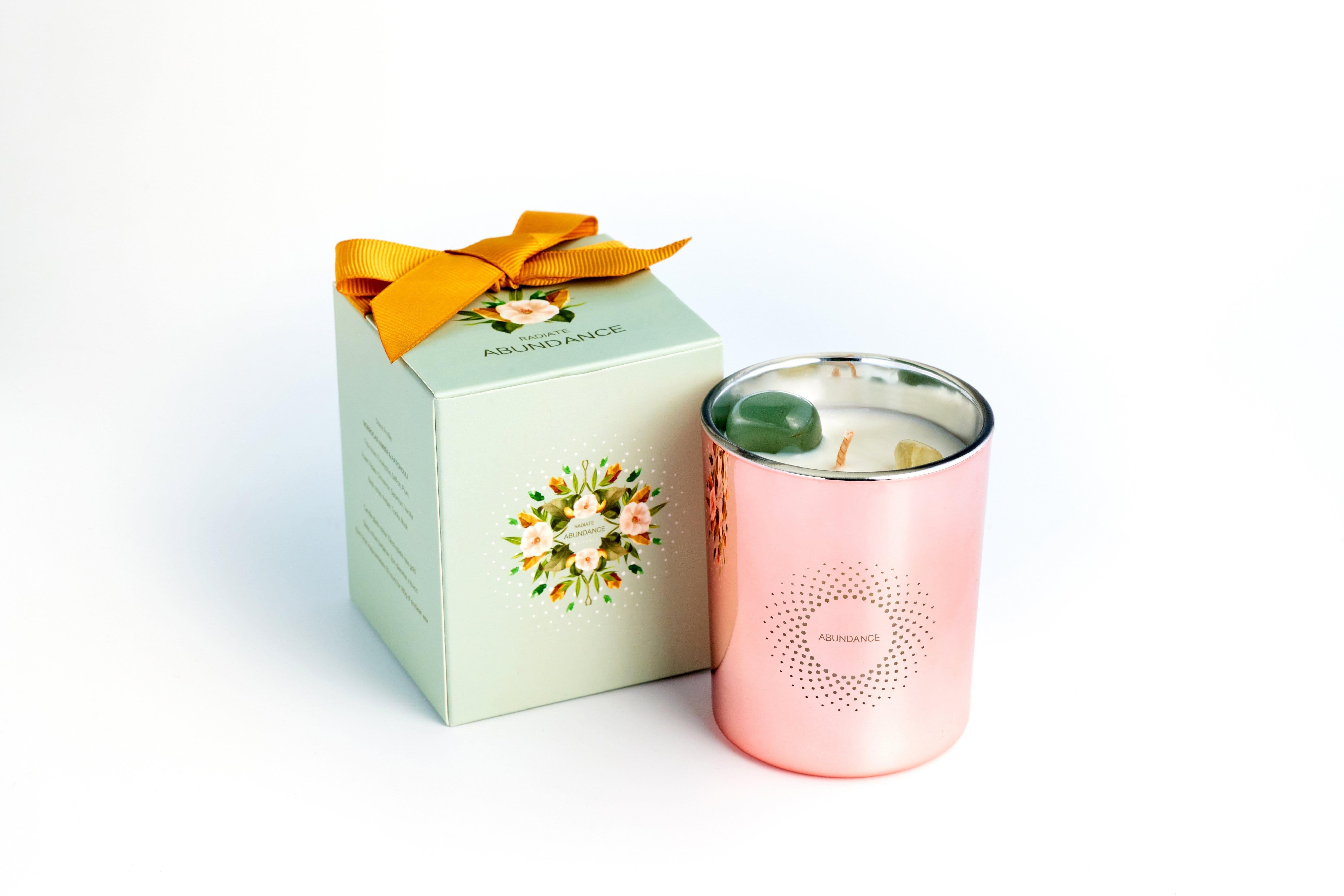 ABUNDANCE Soy Wax Crystal Candle - 3Rituals