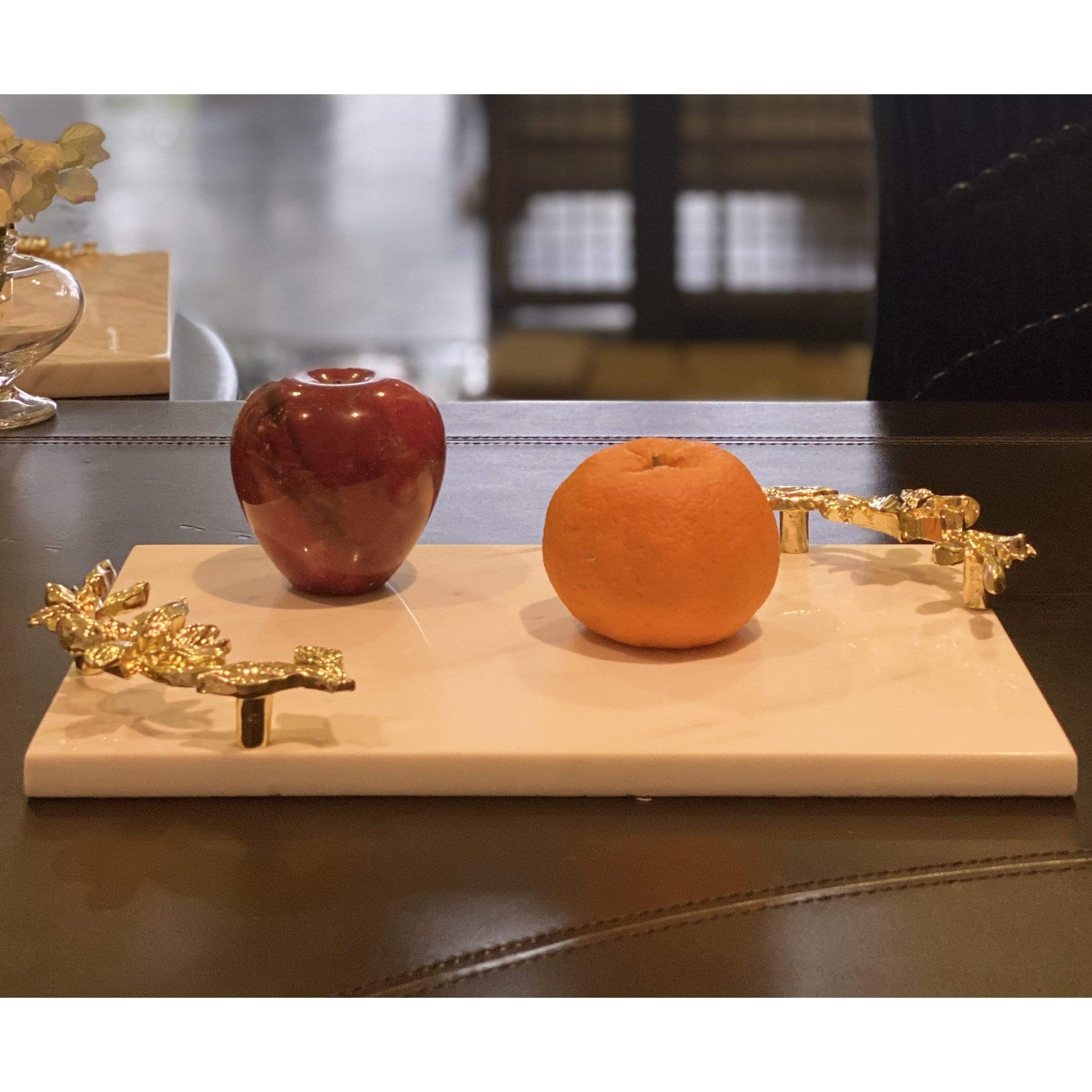 GENIE Marble Tray with Alloy Handle | 3RITUALS by Catherine Lai