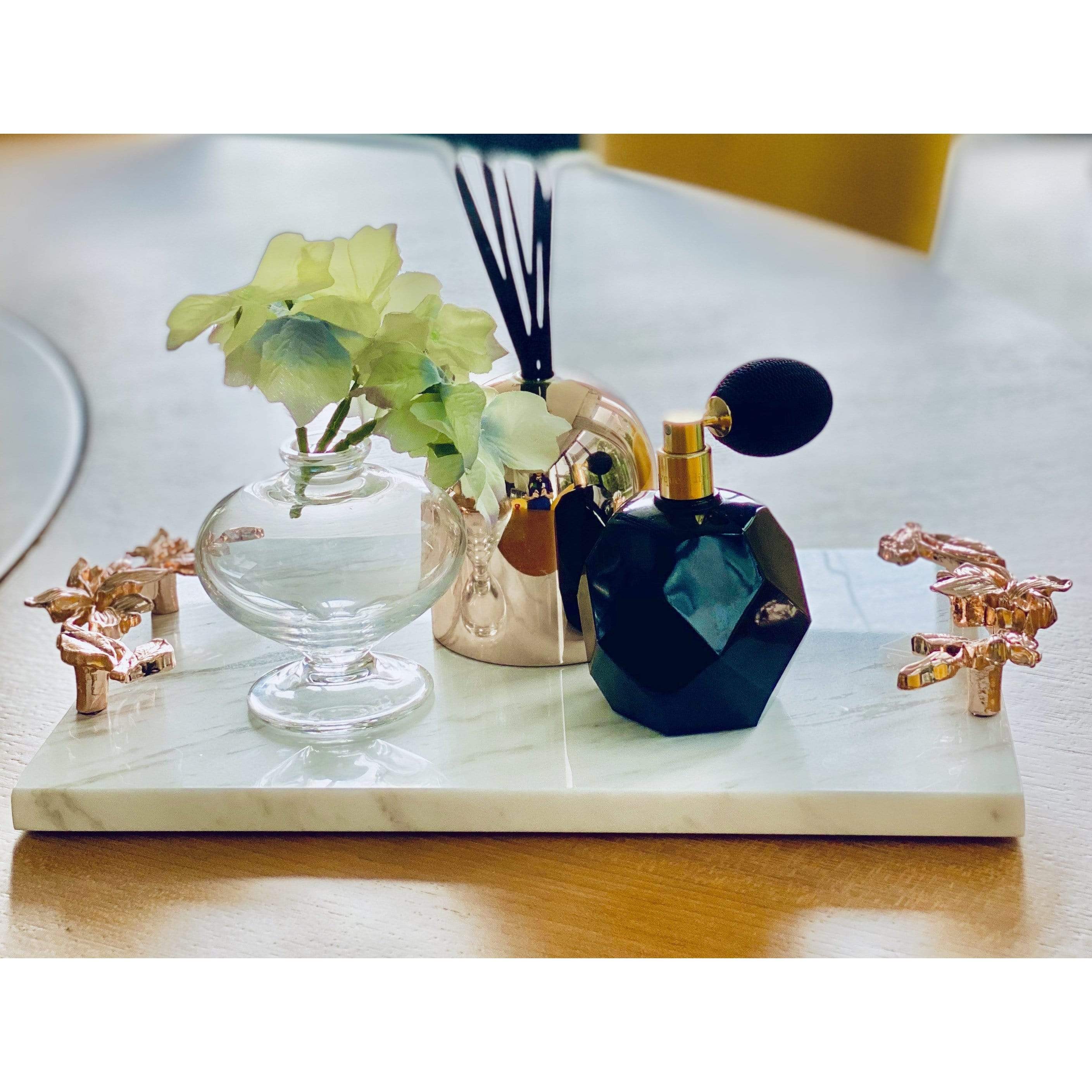 GENIE Marble Tray with Alloy Handle | 3RITUALS by Catherine Lai