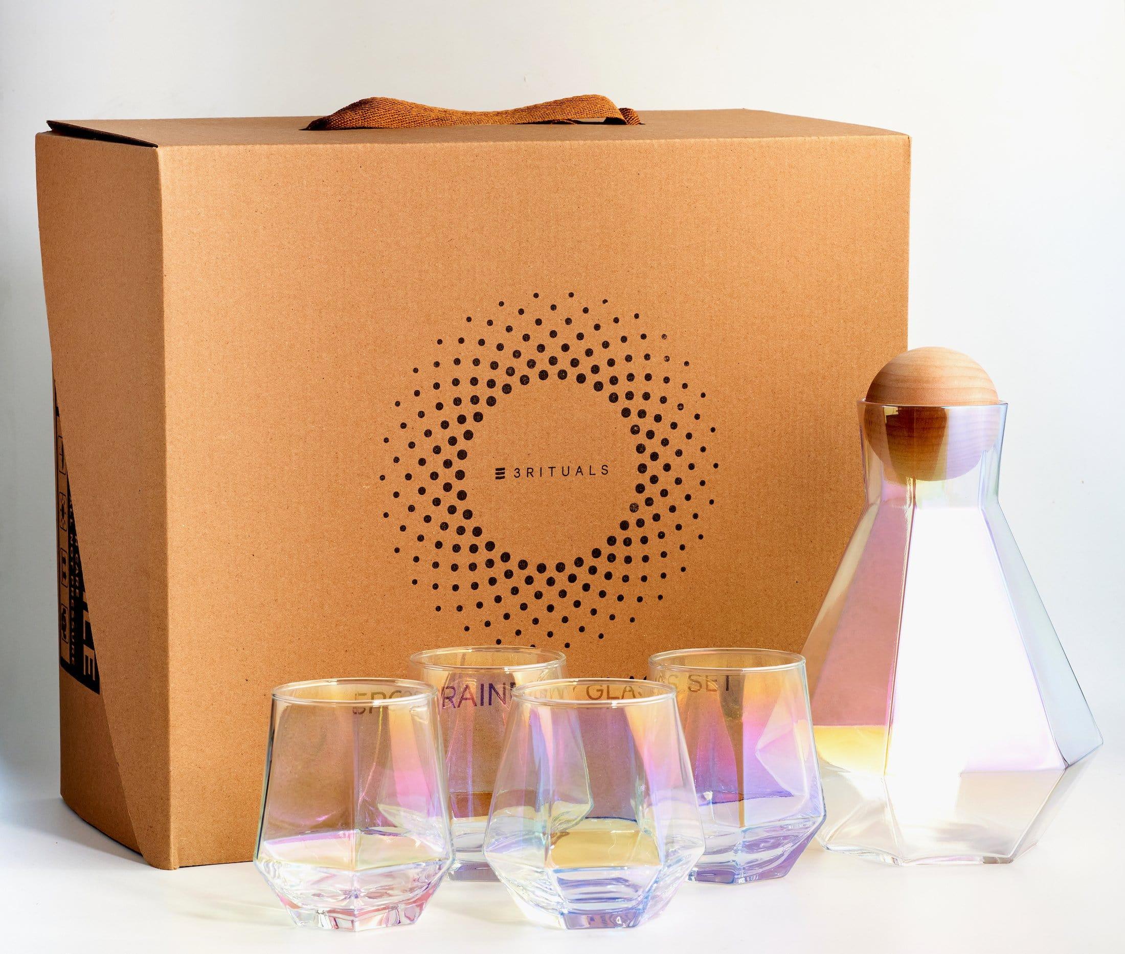 AURA RAINBOW - Drinks glass and jug set - 3Rituals