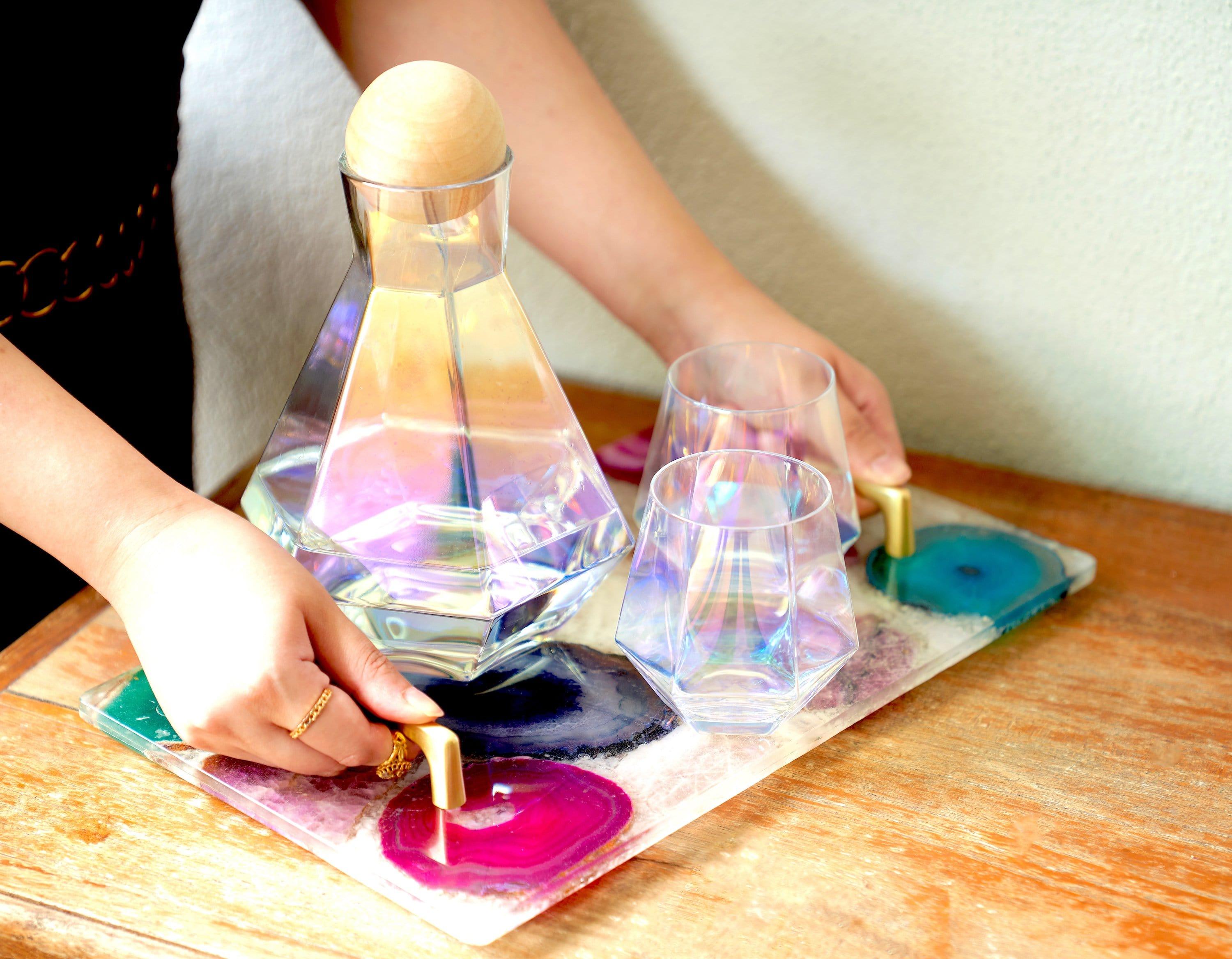 AURA RAINBOW - Drinks glass and jug set - 3Rituals