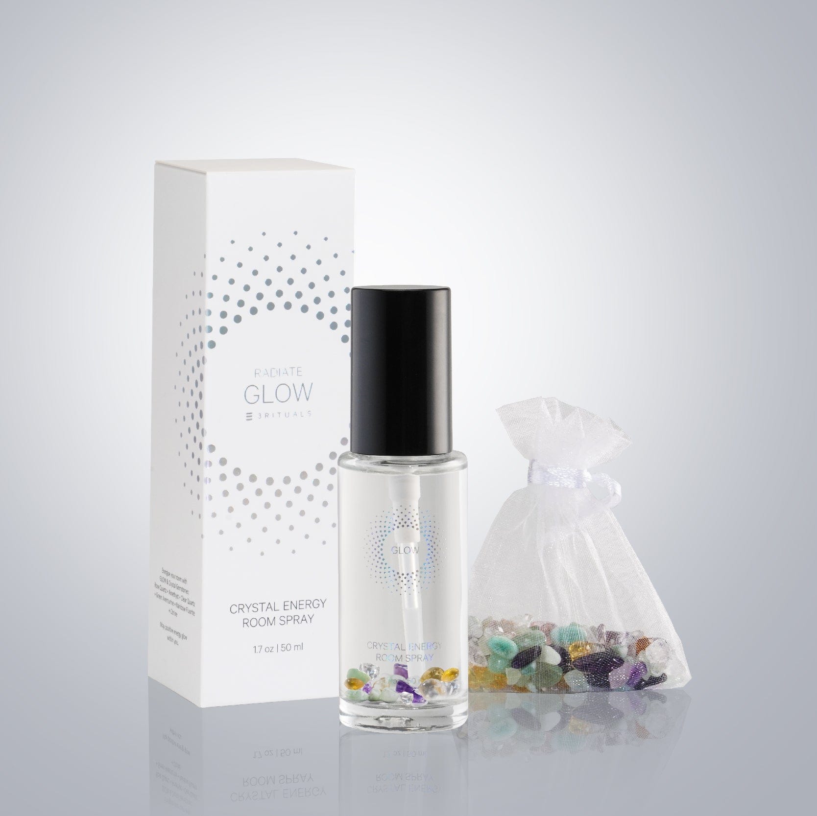 Flow Room Spray with Crystal Gemstones