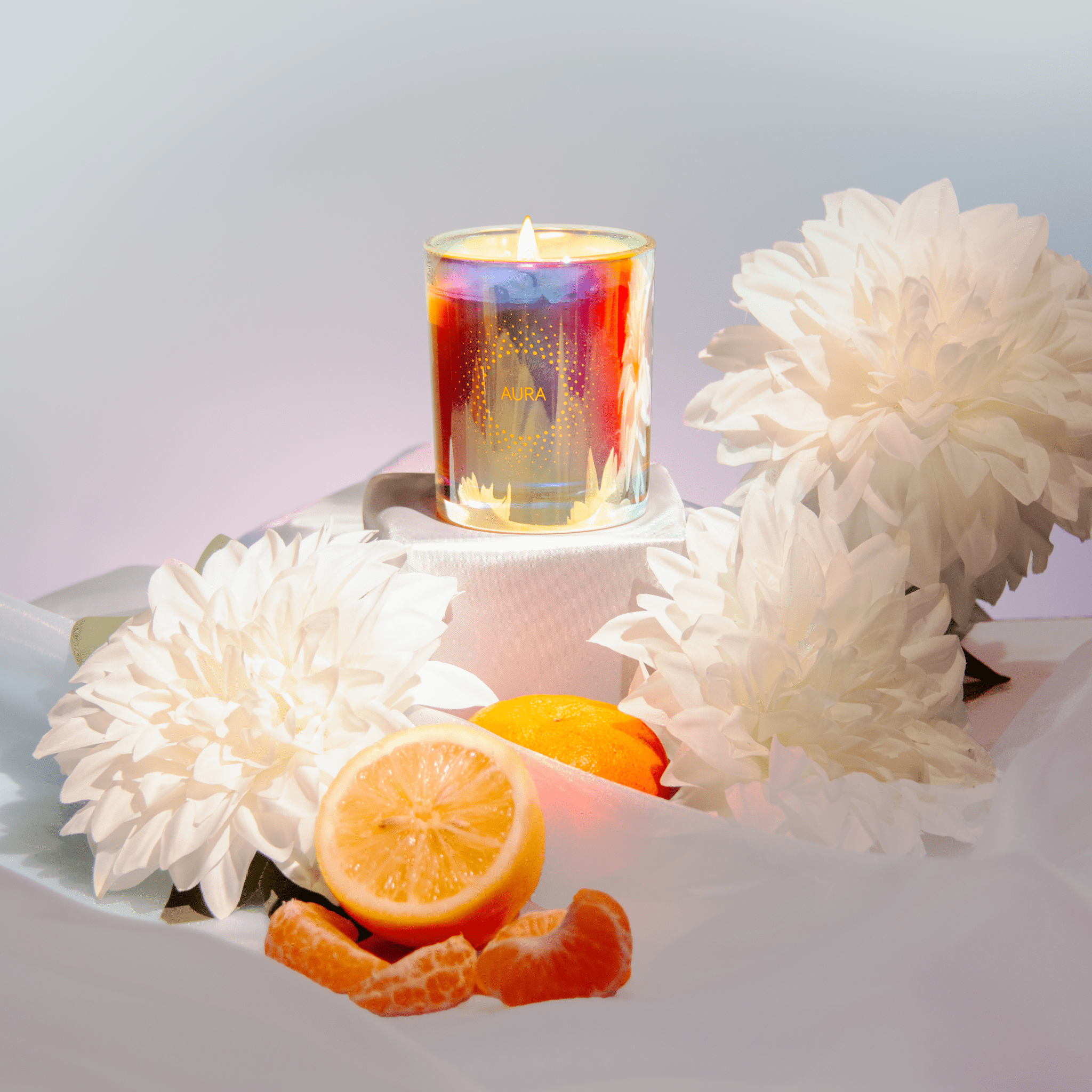 AURA Crystal Gemstone Candle