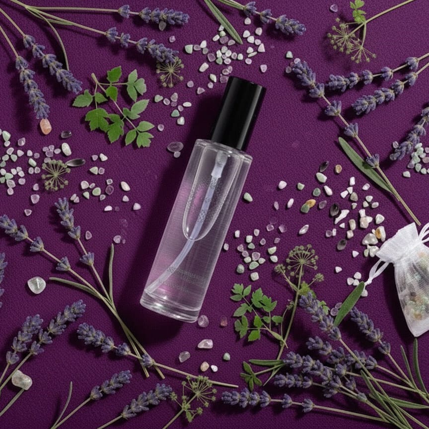 Flow Room Spray with Crystal Gemstones