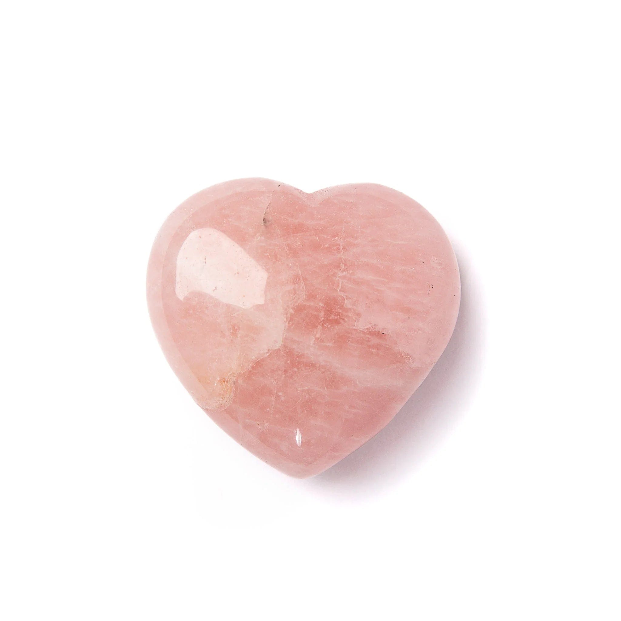 Heart Shaped Rose Quartz